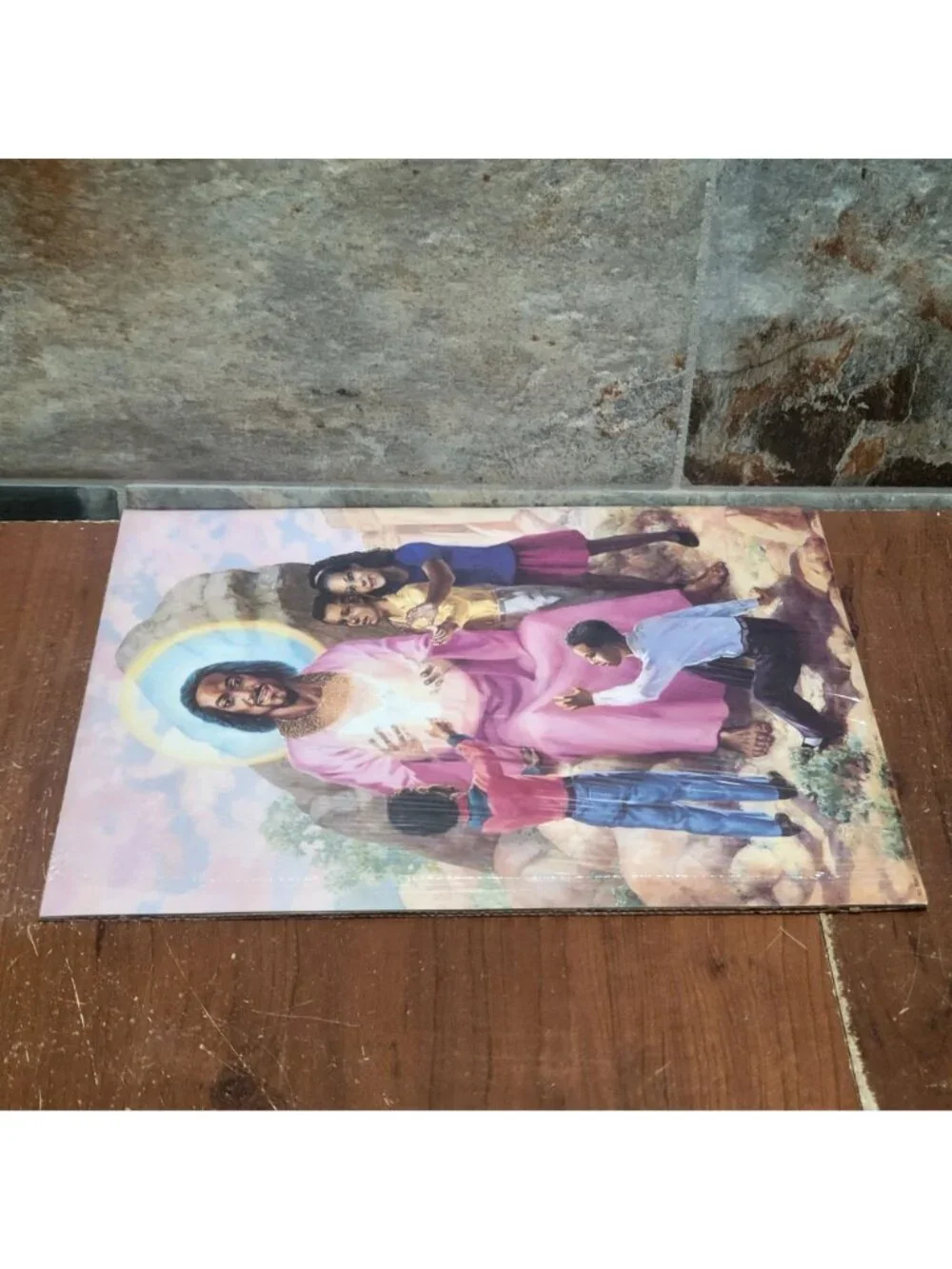 Vintage Unframed Let the Children Come Art Print 1993
